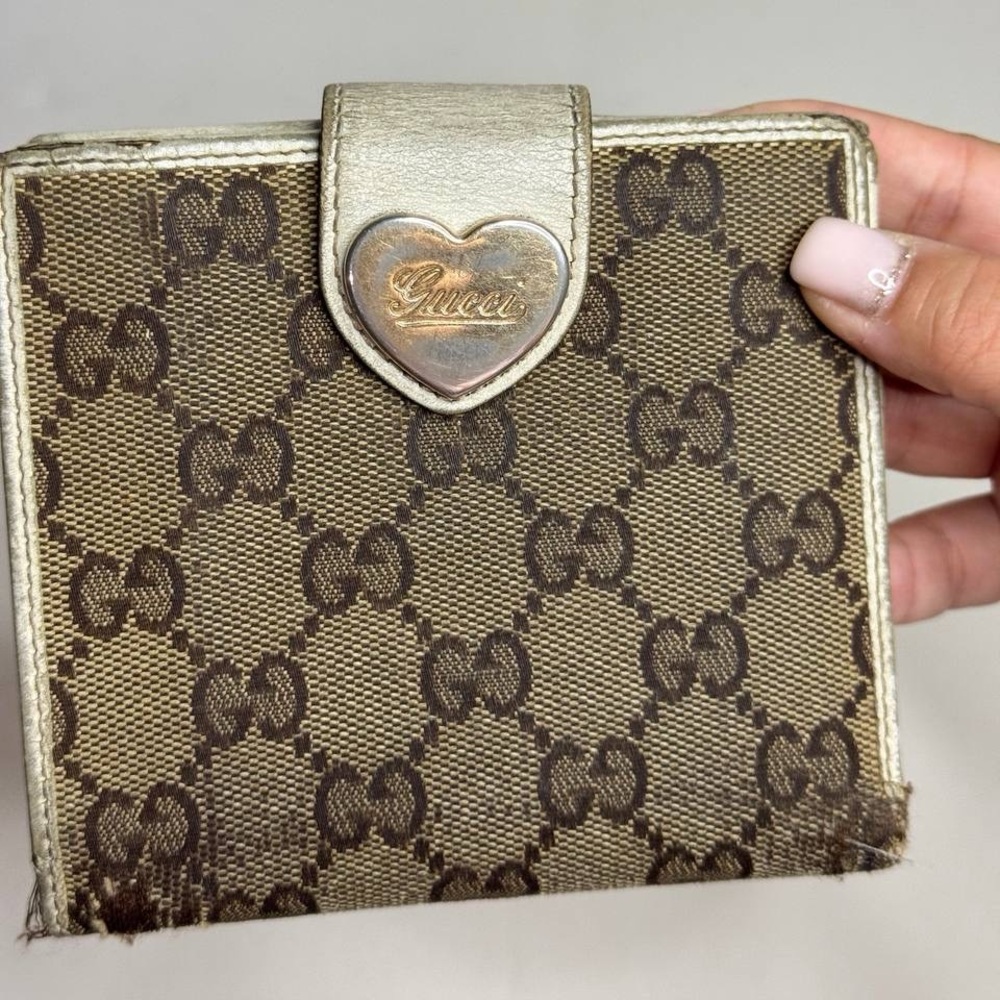 Gucci Brown and Gold Women's Wallet - Picture 2 of 12
